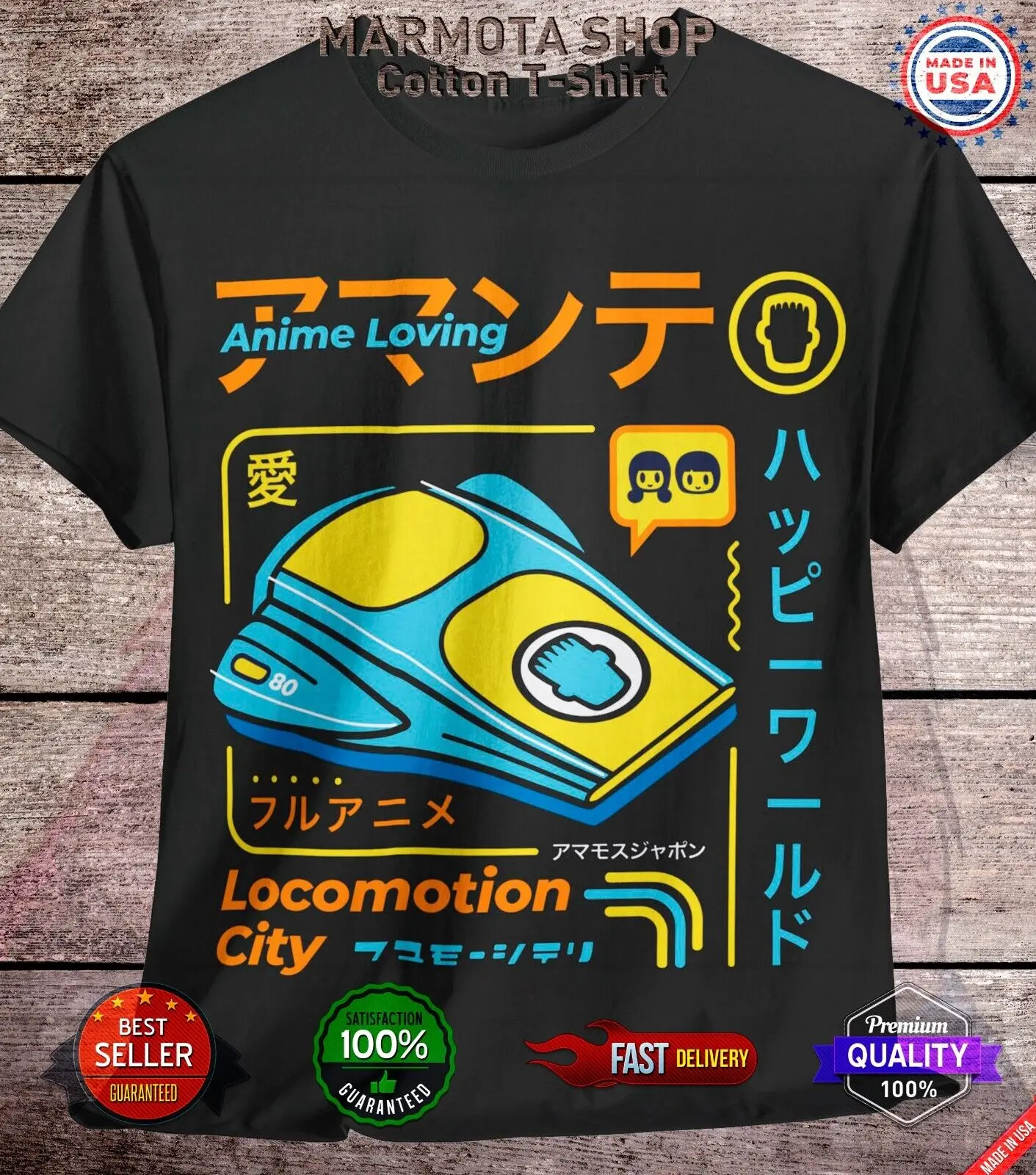 

Locomotion City Anime Loving Lifestyle Legacy 90s Shirt T-Shirt Tee Japanese