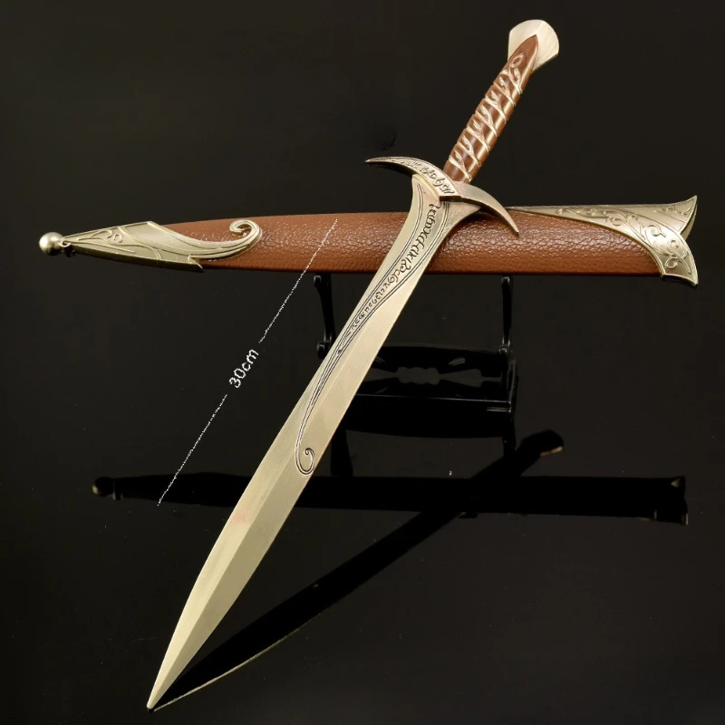 30Cm Nieuwe Game Figuur Perifere Sting Zwaard Metalen Vakmanschap Props Model Desktop Decoratie Ornamenten Verjaardagscadeautjes Speelgoed