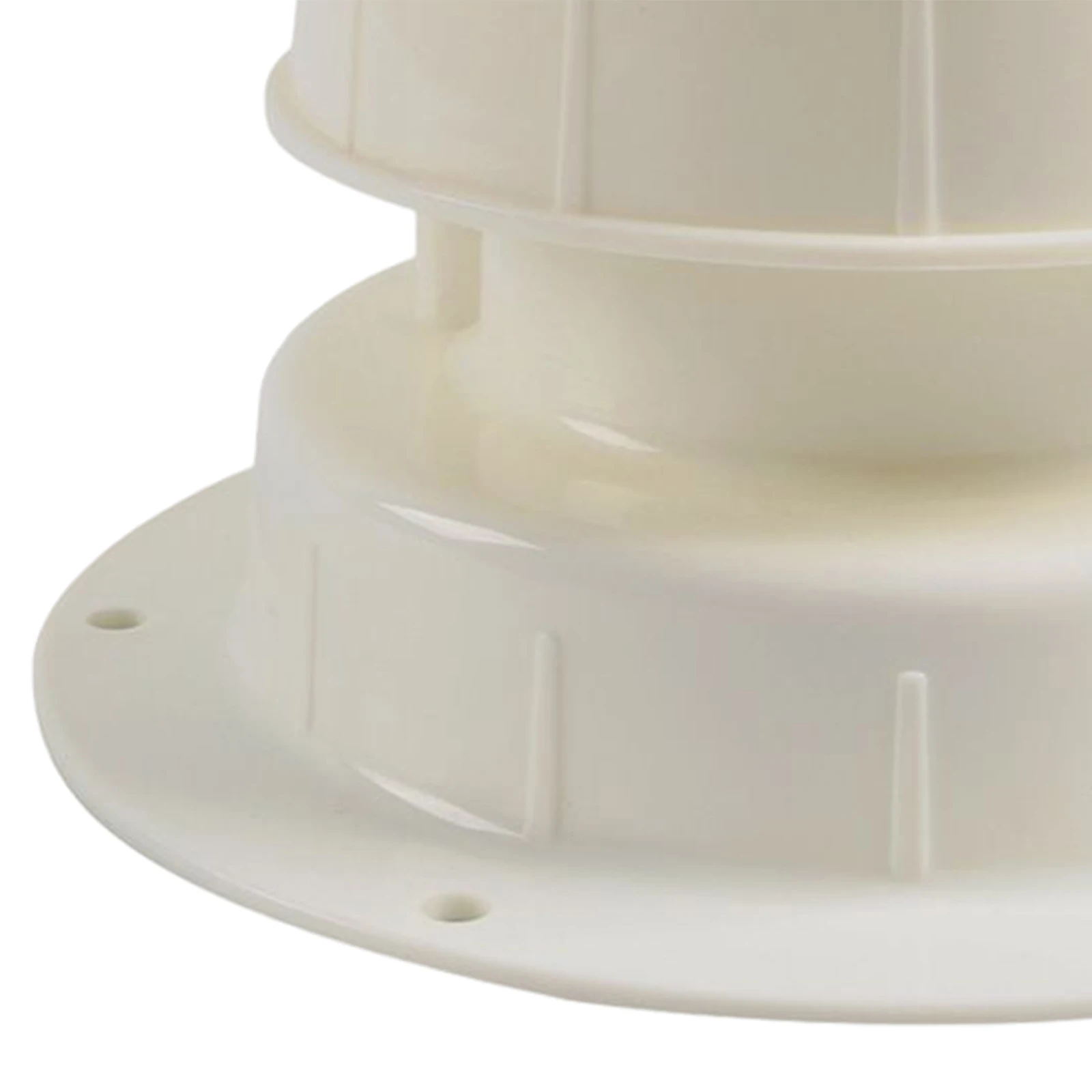 RV Plumbing Vent Cap RV Camper Roof Vent Cover for 1 to 2 3/8 inch Pipe White Plastic Roof Cover Stable Performance