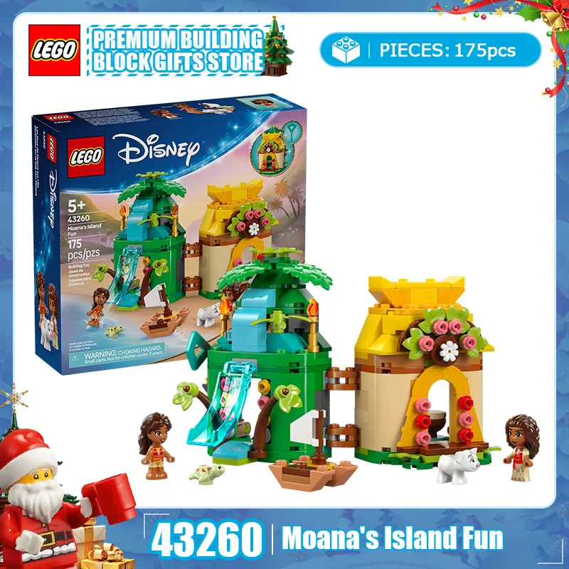 

Lego Blocks Disney Princess 43260 Moana Chic Island Girls Children's Puzzle Block Toys Christmas Gift