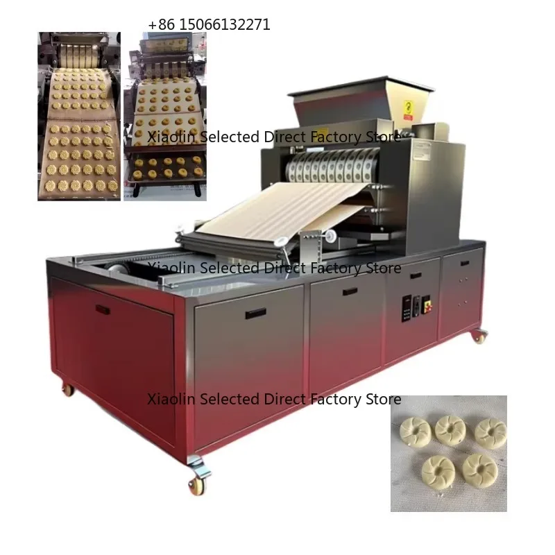 Automatic Commercial Biscuit Forming Machine Stainless Steel Crispy Biscuit Production Equipment  Crispy Biscuit Making Machine