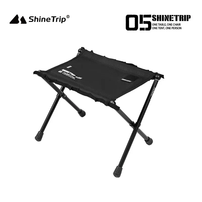 ShineTrip Tactical Camping Chair Outdoor Mazar Aluminum Alloy Ultra Light Portable Folding Camping Chair Fishing Chair