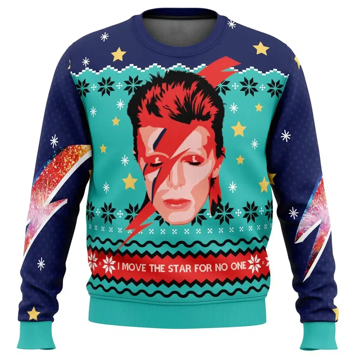 

Рождественский свитер David Bowie Ugly, мужской пуловер, зимняя мода 2026, осень/зима, женская рождественская спортивная одежда, подарок