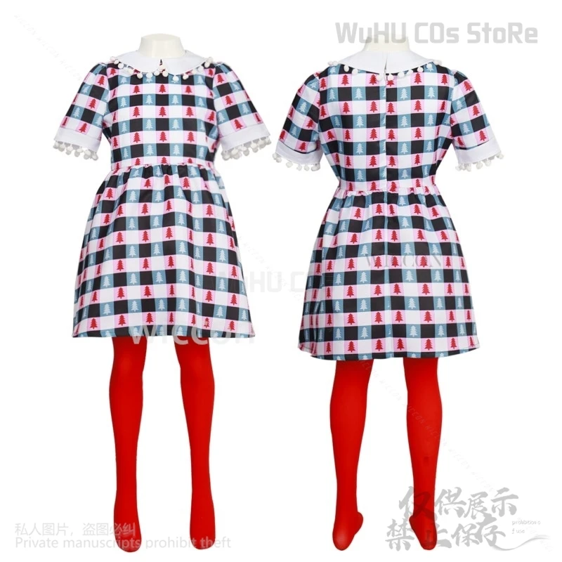 Cindy Lou-女性のためのコスプレコスチューム,かわいい赤いマント,ロリータのかつら,ネックレス,女の子のための帽子,子供,カスタマイズされた,新しいアニメ