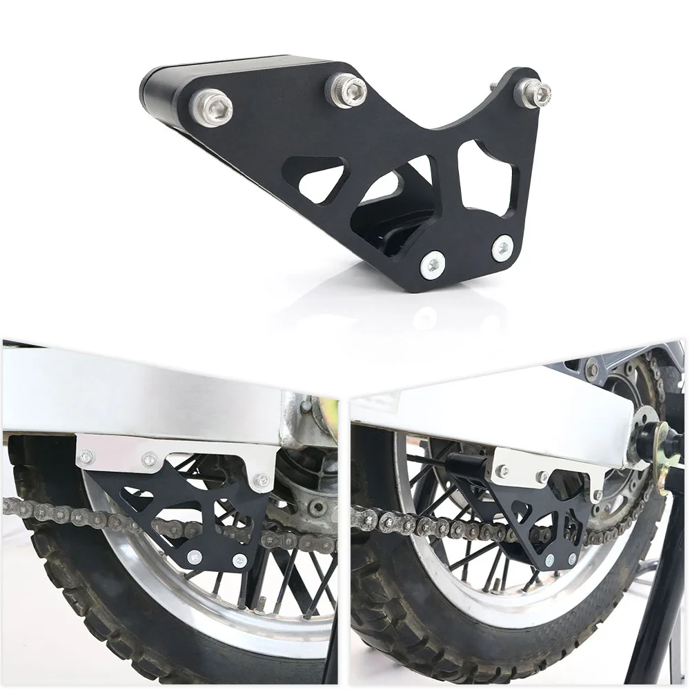 Motorcycle Black Chain Slider Guide Guard Fit For Suzuki DR650 DR 650 1996-2021 2022 Sprocket Chain Cover Protector Protection