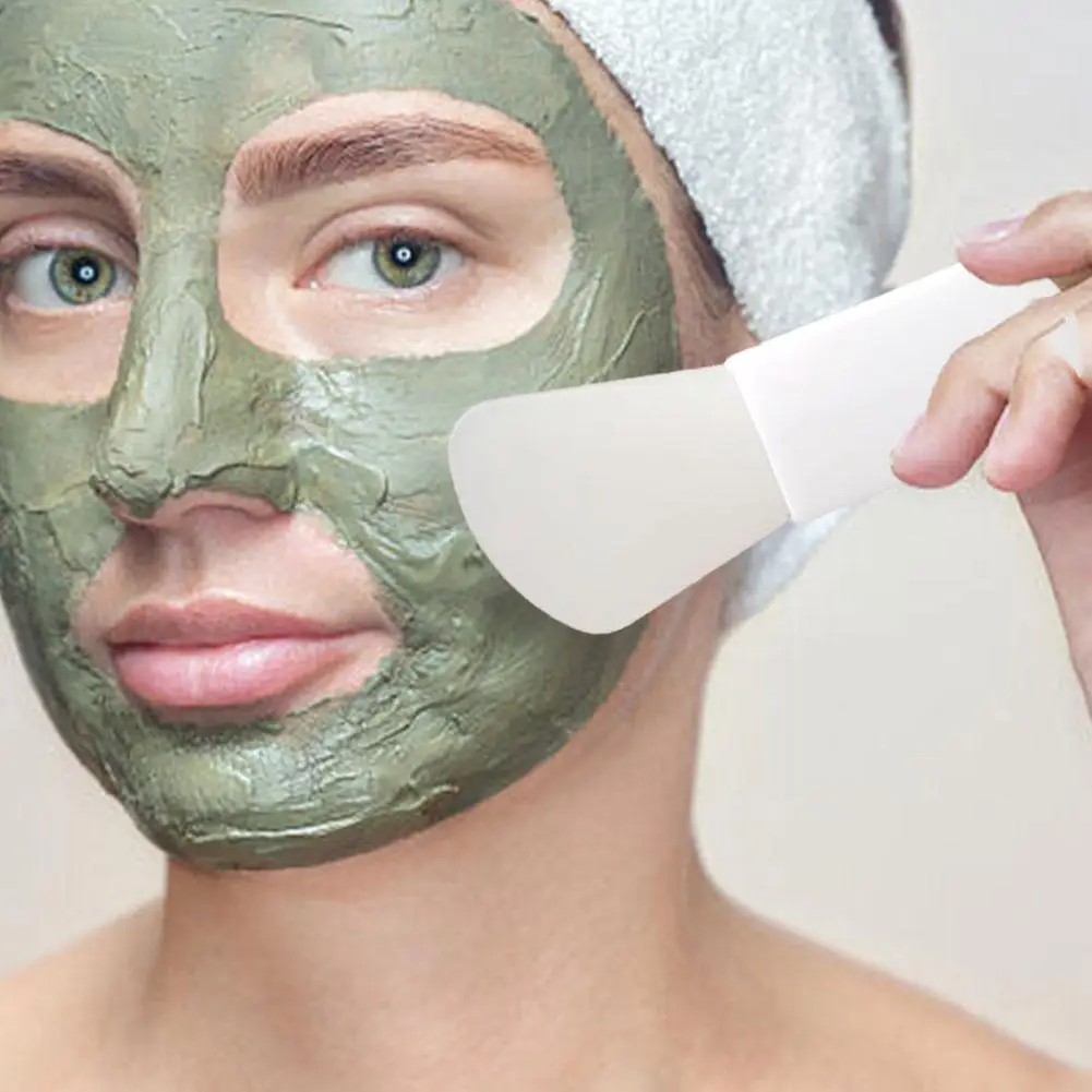 Siliconen Gezichtsmasker Borstel Zacht Gezicht Huidverzorging Draagbare Diy Crème Modder Borstels Gereedschap Gezicht Make-Up Herbruikbaar Masker Menging D6b0