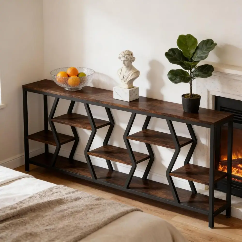 Durable Sofa Table,Convenient Console Table,Generous Storage Hall Table