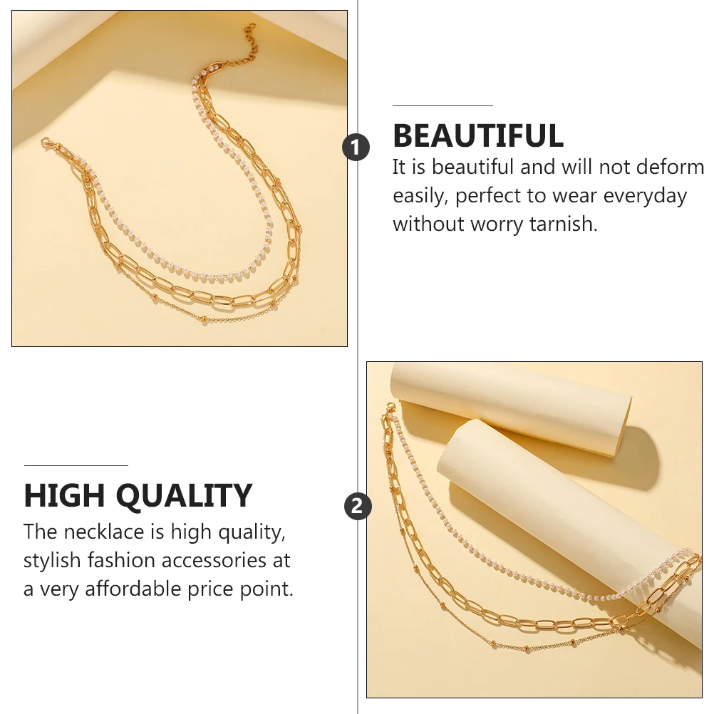

1pc Stylish Double Layer Circle Necklaces Clavicle Chain Alloy Jewelry Creative Pendant Necklace For Women Daily Wear Gift