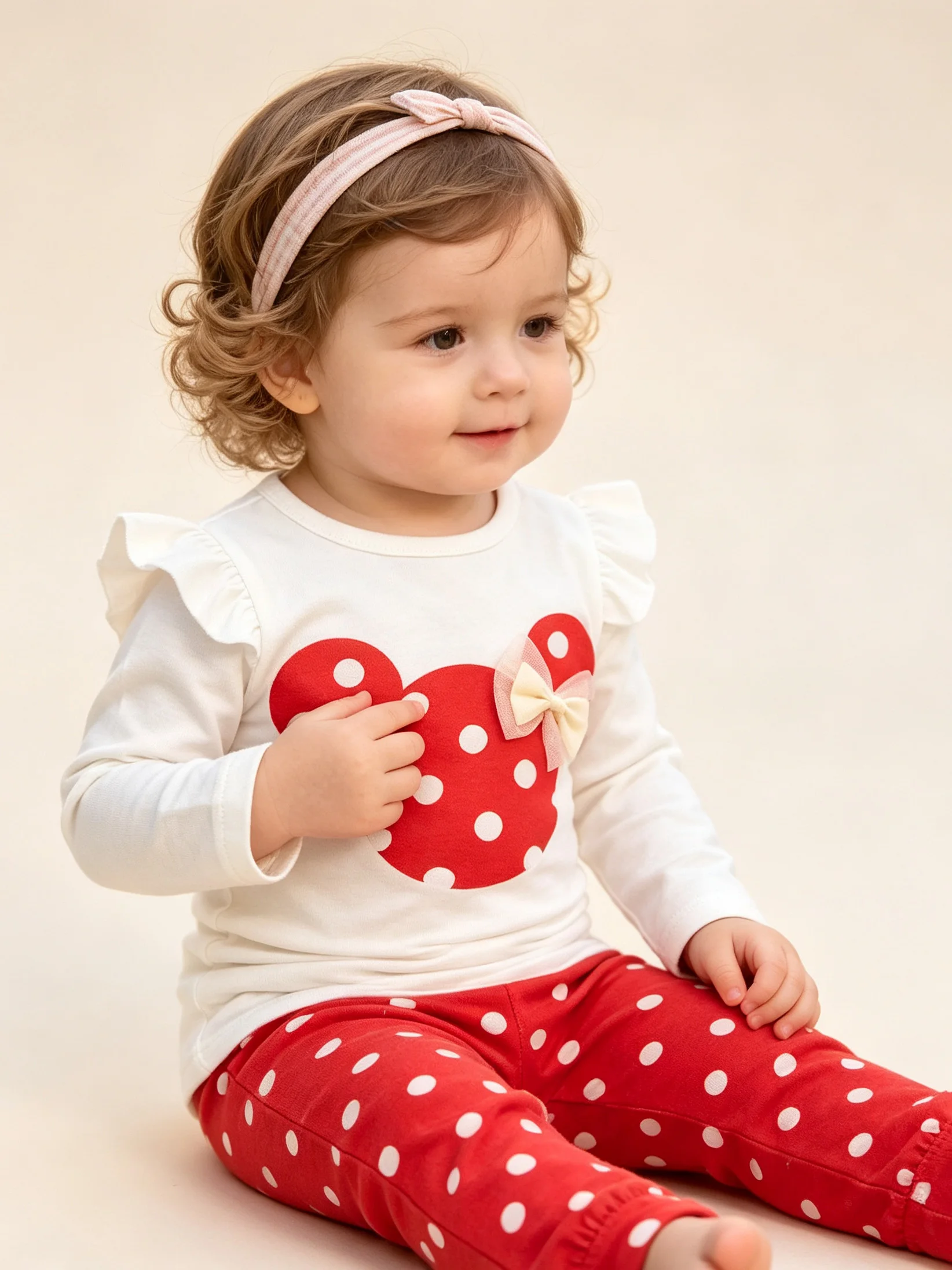 Herbst-Frühling Baumwoll-Mädchenkleidung Bestseller Niedlicher Langarm-Cartoon-Tier-Babyanzug Rundhals-Kleidung+Hosen-Set – Detail 4