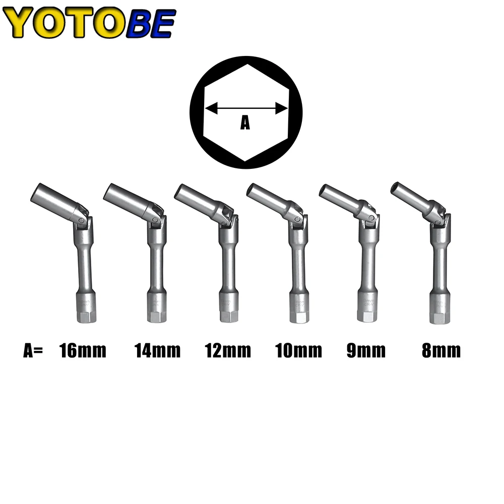 6Pcs 3/8" Dr Extra …