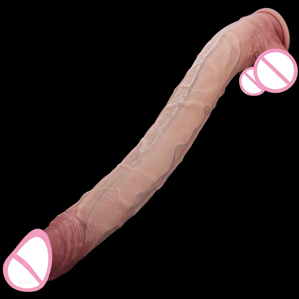 Realistic Dildo Long Penis Dildo Sex Toys Silicone Big Dildos Lifelike Giant Dildo for G Spot and Anal Play with Suction Cup