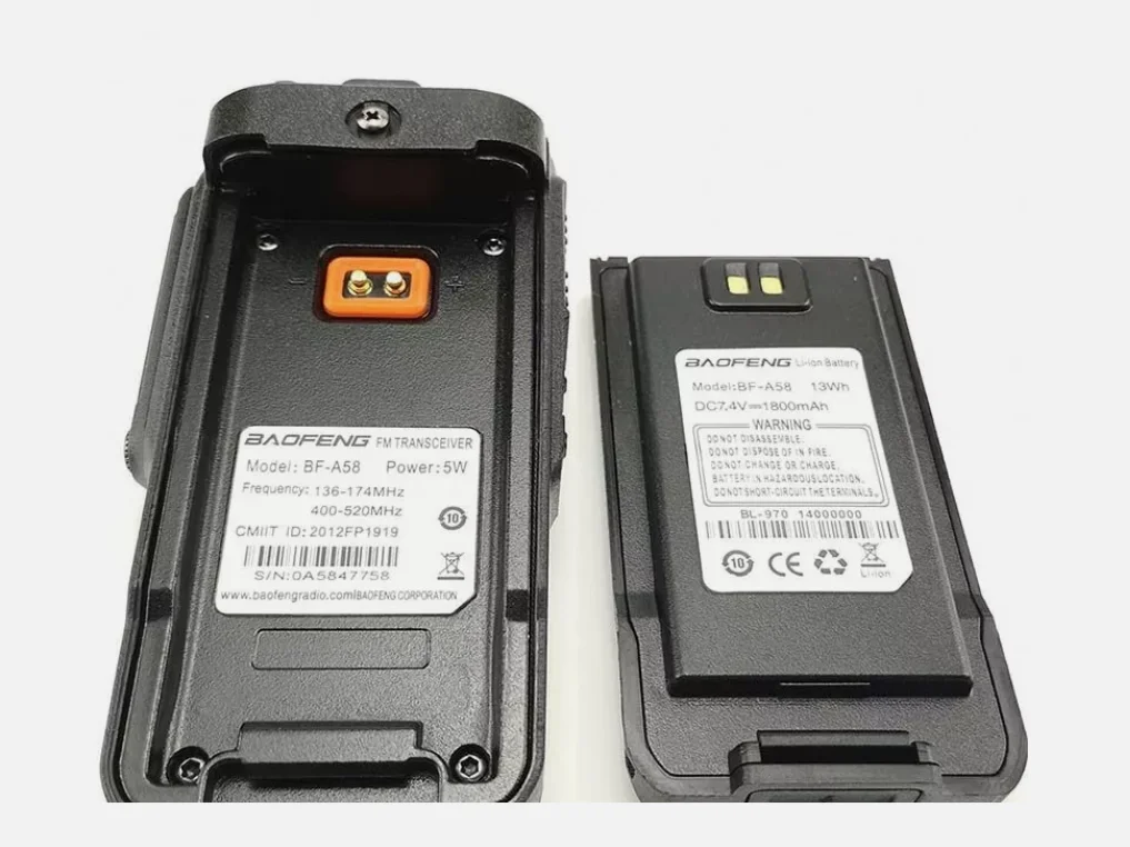 Baofeng BF-A58 Walkie Talkie IP67 Водонепроницаемая UHF УКВ-радио Двухдиапазонная радиостанция A58