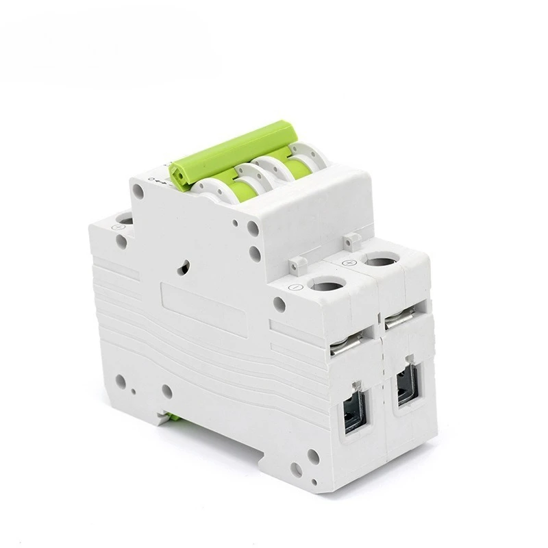 DIN Rail DC MCB C Curve Overload Protection Switch, Solar PV System Dedicated Mini Circuit Breaker Current Range 10A to 125A