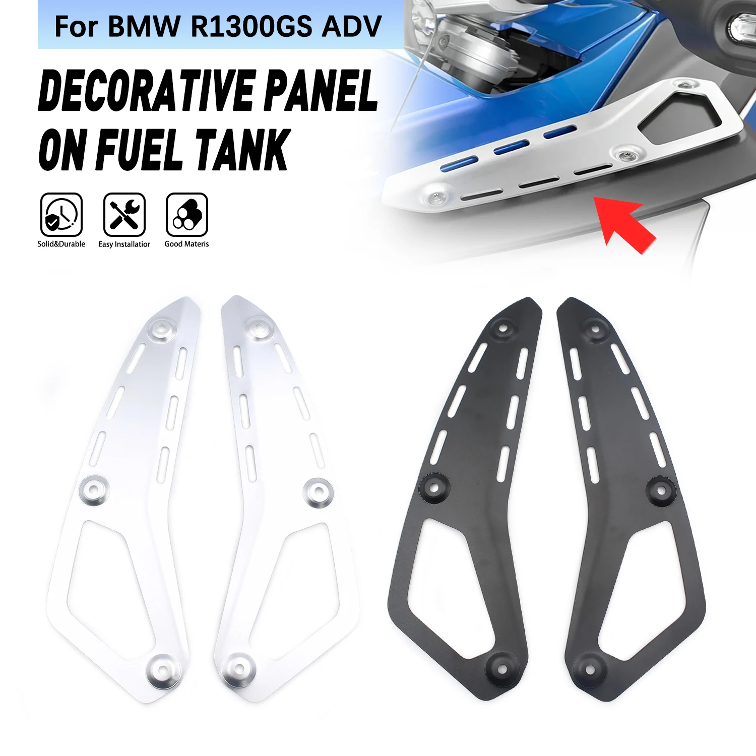 

For BMW R 1300 GS ADV GS 1300ADV Accessories Motorcycle Tank Shelve Side Tank Rack R1300GSA R1300GS ADVENTURE Fuel Tank Cover