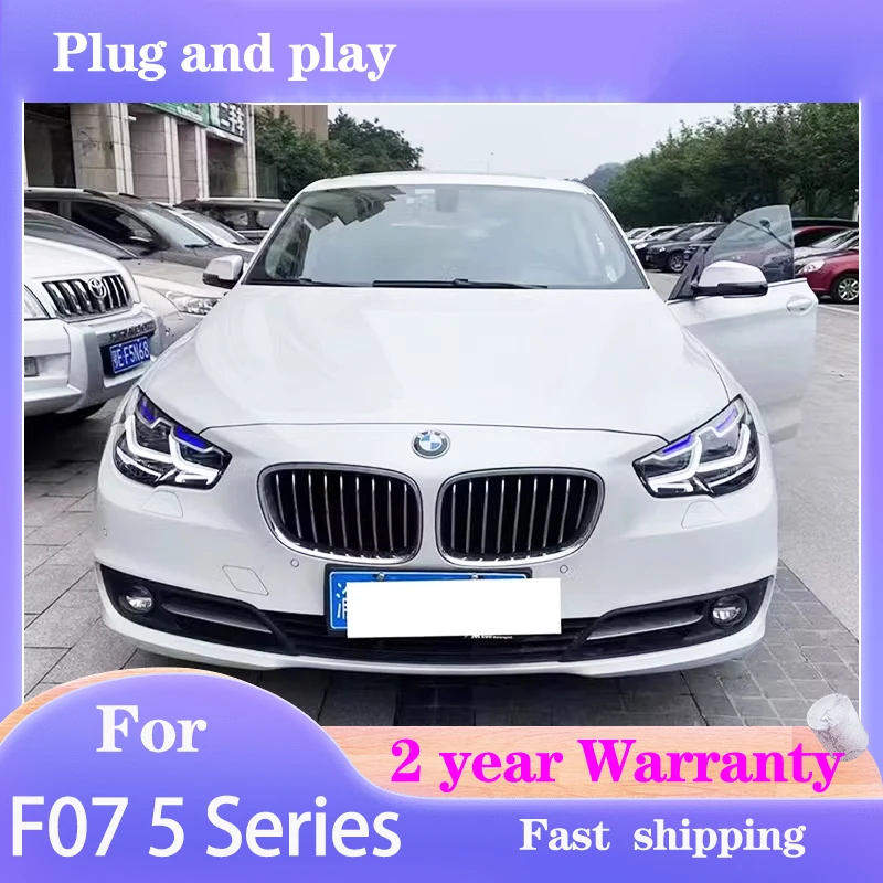 Car Styling for BMW F07 Headlight 5 Series Head Lamp GT 5GT DRL Turn Signal High Beam Projector Lens