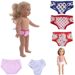 Doll Clothes Underwear for 43CM Born Baby Doll Diapers Fit for 18 Inch American Doll Clothes Christmas Our Generation Doll