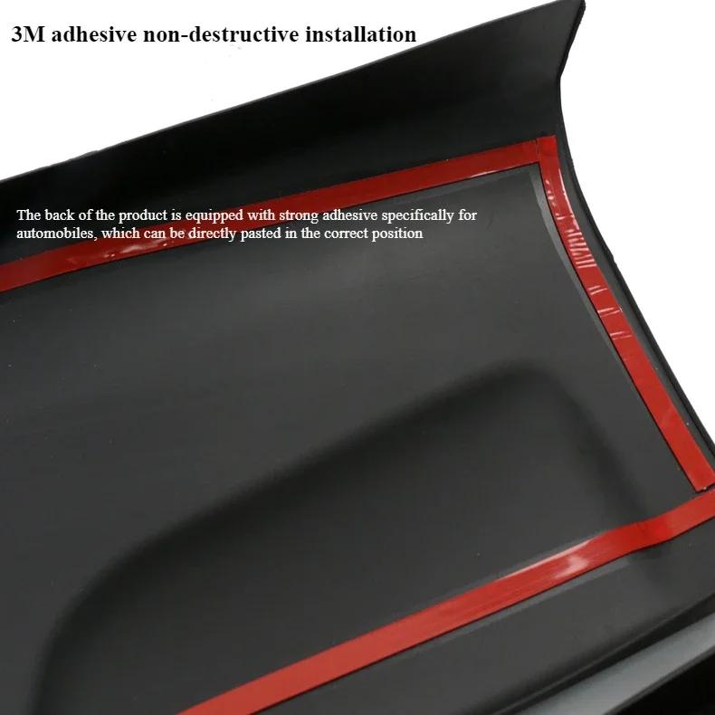 Car Door Frame TPE Guard For Tesla Model 3 Highland 2024 2025 Door Center B-pillar Inside Protection Pad Interior Accessories