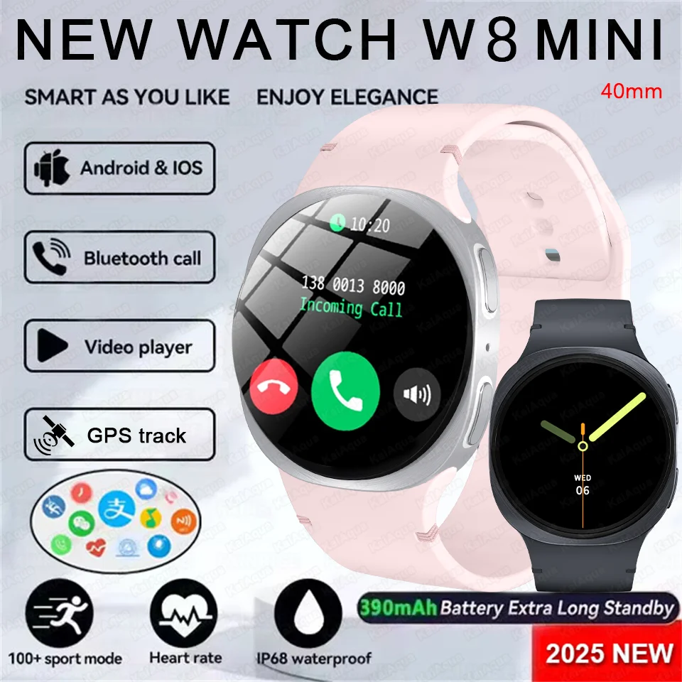 

2026 New Smart Watch 8 Classic 46mm Ultra HD Screen ChatGPT GPS NFC Compass Clock Bluetooth Call Waterproof Smartwatch Men Women