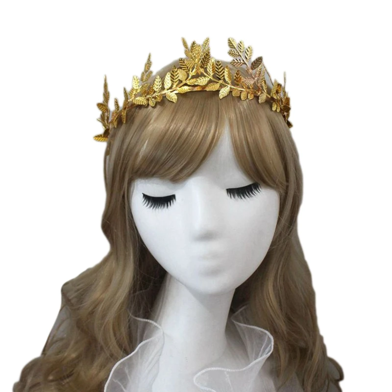 Lolita Halo Crown Pearl Decor Cosplay Baroque Hair Hoop Tiara Headband Headdress Moon Headpiece DIY Material Package Dropship