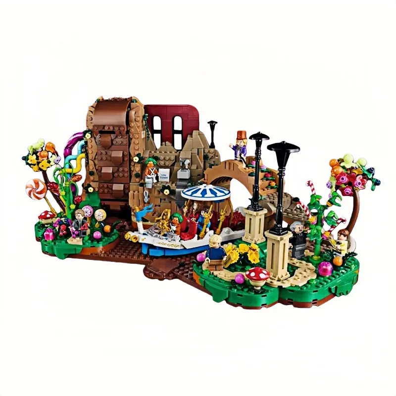 

2026 New Chocolate Factory Building Blocks Set Street View 21360 Assembled Building Blocks Children's Christmas Gift 2025pcs