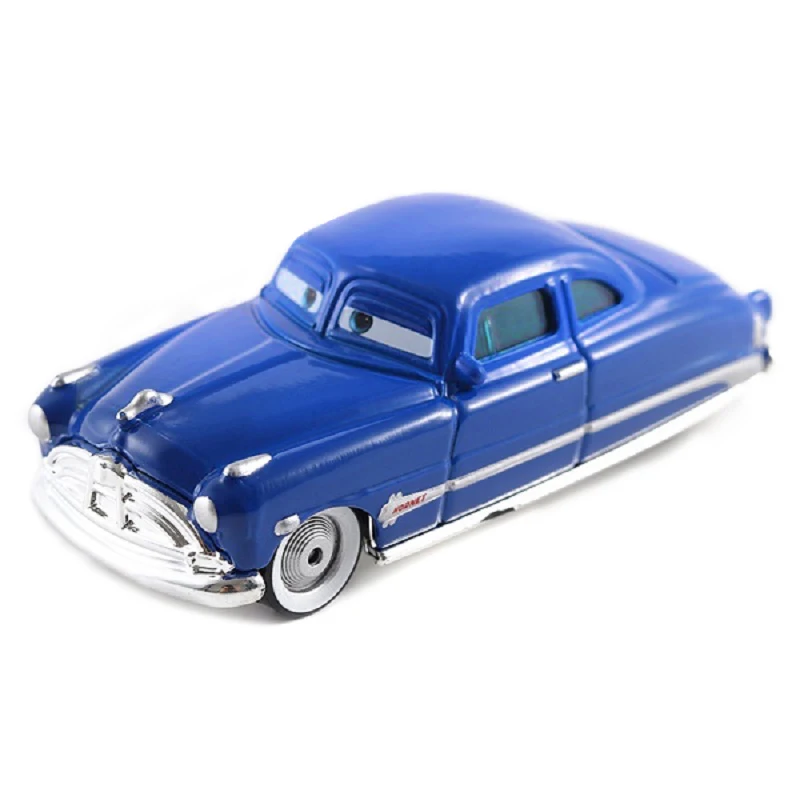 Disney Pixar Cars Anime Figures Doc Hudson Ramone Lightning McQueen Fillmore 1:55 modello in metallo auto da corsa giocattoli regali per bambini