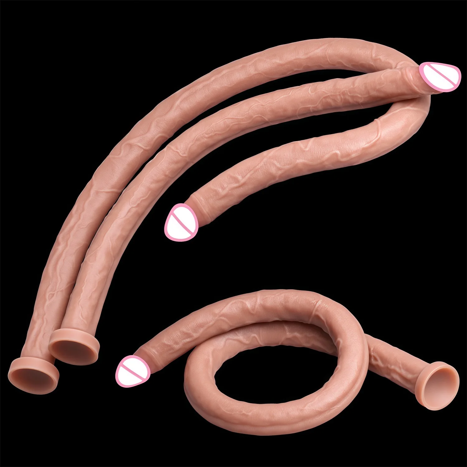 16.73 Inch Flesh Extra Long Dildo Women Realistic Sex Toys Soft Silicone Huge Dildo Strong Suction Cup Large Dildo for Women/Men