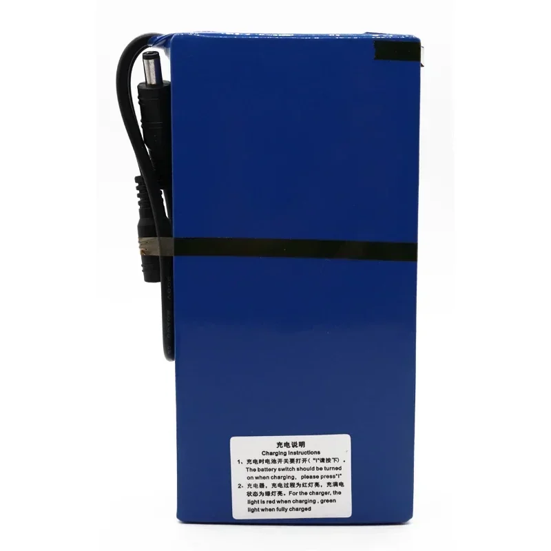 2 шт. новый литий-ионный аккумулятор постоянного тока 12 В 22000 мАч, зарядное устройство переменного тока большой емкости с 4 видами движения + бесплатная доставка