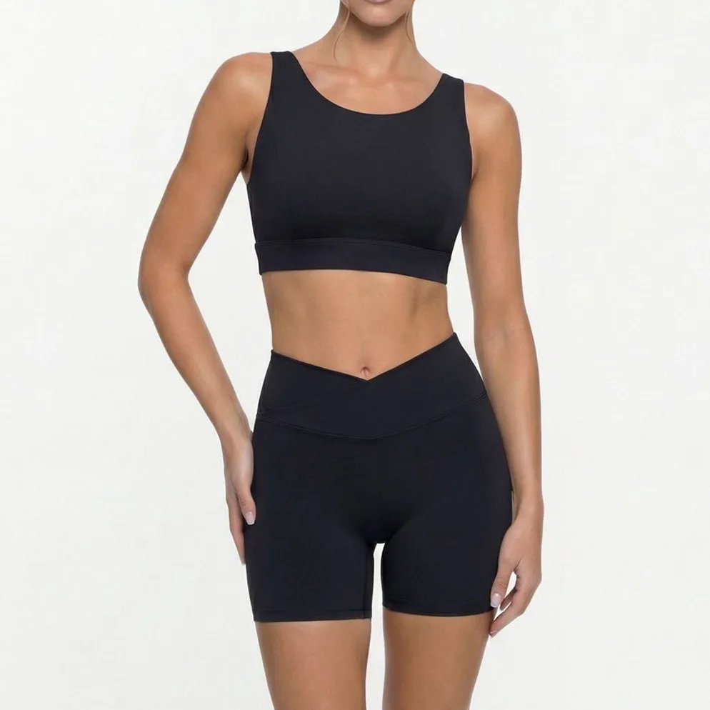 Pad Push Up Yoga Fitness Bra Shock-absorbing Sports Bra Breathable Quick Drying Training Running Underwear Women Gym Vest XP115 view 5