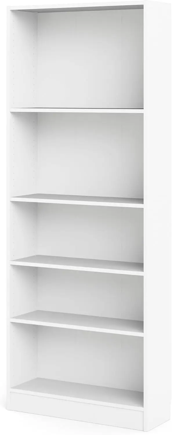 

Книжный шкаф Element Wide с 5-мя полками, высокий, белый
