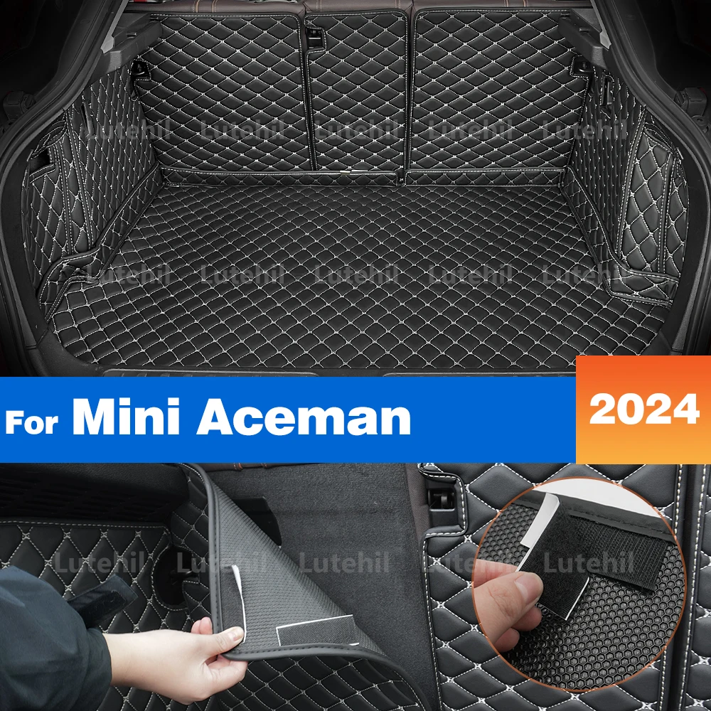 

For Mini Aceman 2024 Auto Full Coverage Trunk Mat Car Protective Pad Cargo Liner Interior Accessories