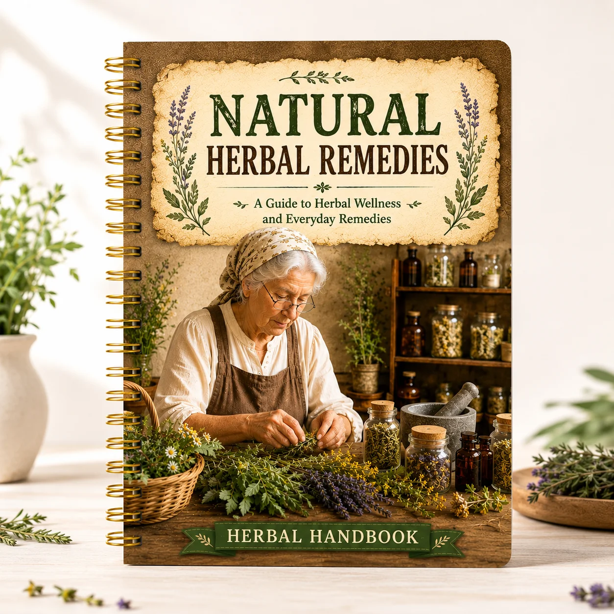 天然ハーブ療法ハンドブック、A5 ヴィンテージハーブウェルネ - Herbal Wellness Guide のレビューと価格