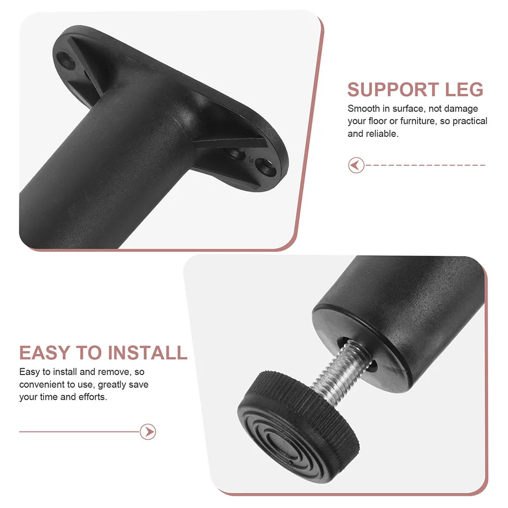 

2pcs Adjustable Frame Legs Replacement 18cm 20cm Furniture Riser Sturdy Material High Hardness Non Slip Bed Feet Easy Install