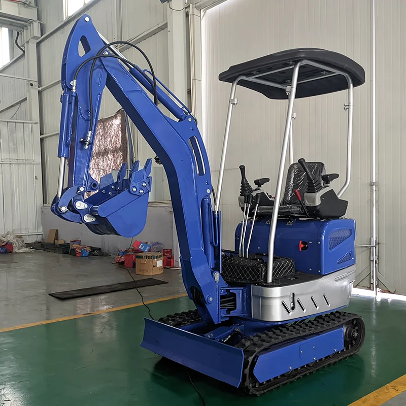 Factory Wholesale Customized 1.7 Ton Hydraulic Mini Excavator 1500kg Crawler Mini Digger Orchard Farm Small Excavator FOB Price