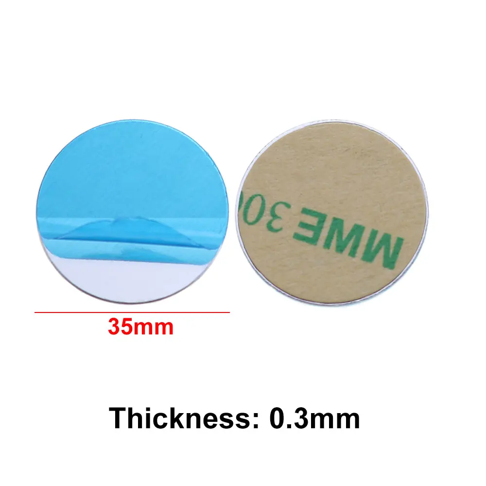 JCD 10 stücke Silber Magnetische Metall Platte Für Magnetische Auto Telefon Halter Universal Eisen Blatt Ständer Handy Magnet Halter Halterung