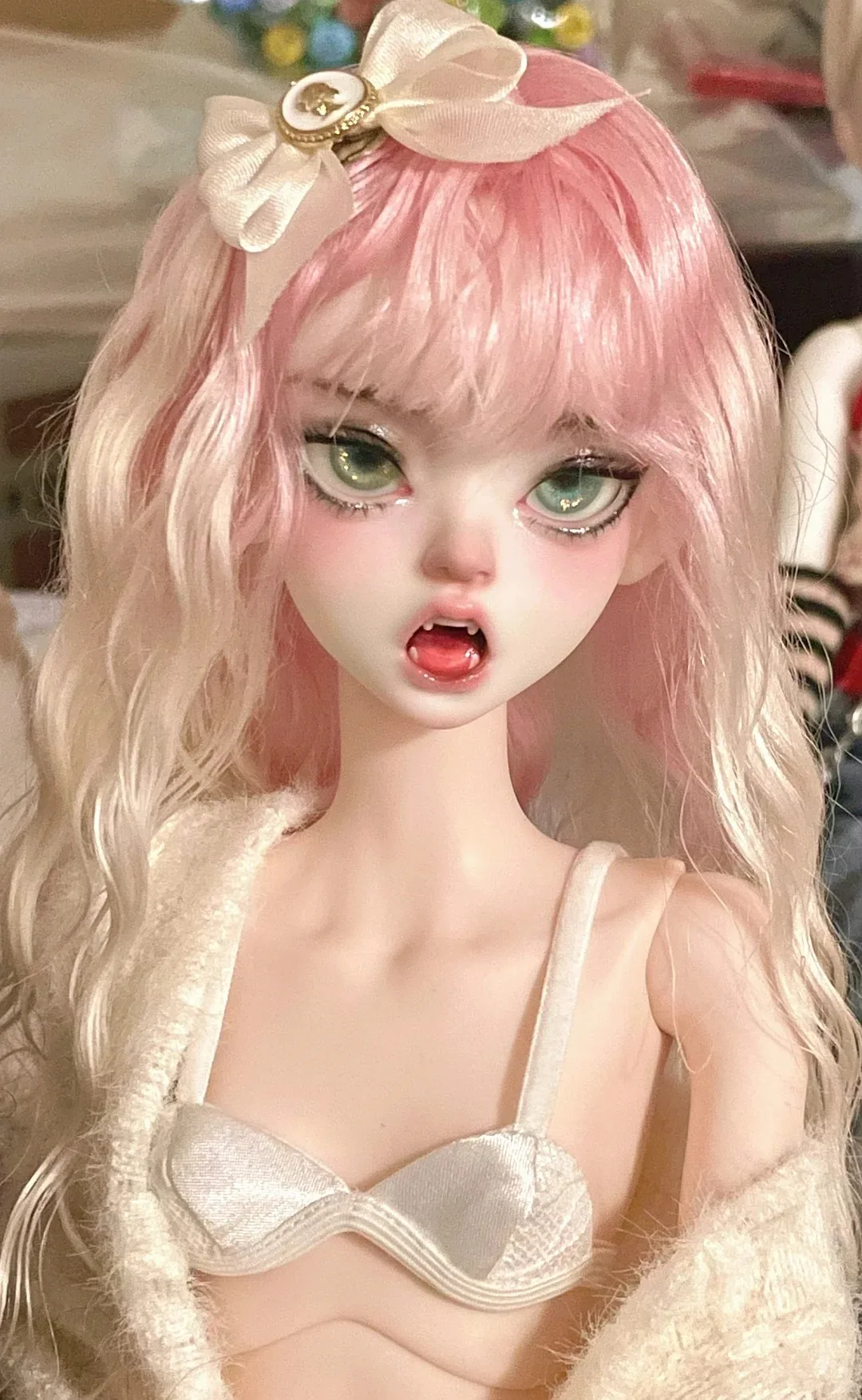 

New bjd sd dolls Popovy sister 39cm tall owl bjd doll 1/4 free eyeballs Premium resin high-end resin girls in stock makeup