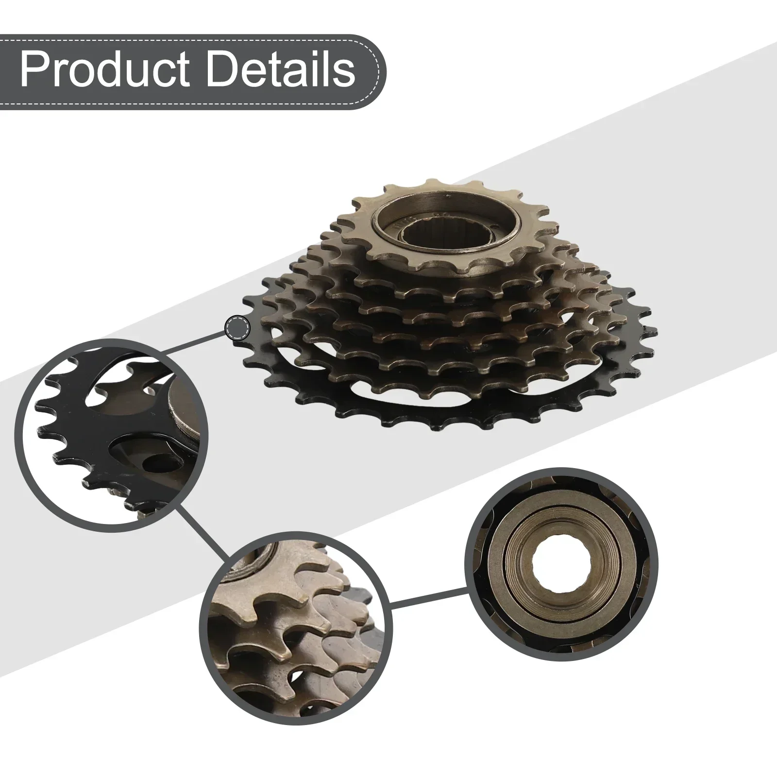 Bike Sprocket 6/7/8 Speed 13/14-28T Sprocket Screw On Freewheel For-Shimano Cycling Accessories Bicycle Freewheel