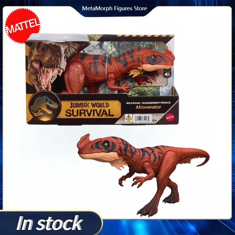 figurine-d'action-originale-mattel-jurassic-world-survival-wild-roar-afrovenator-modele-de-collection