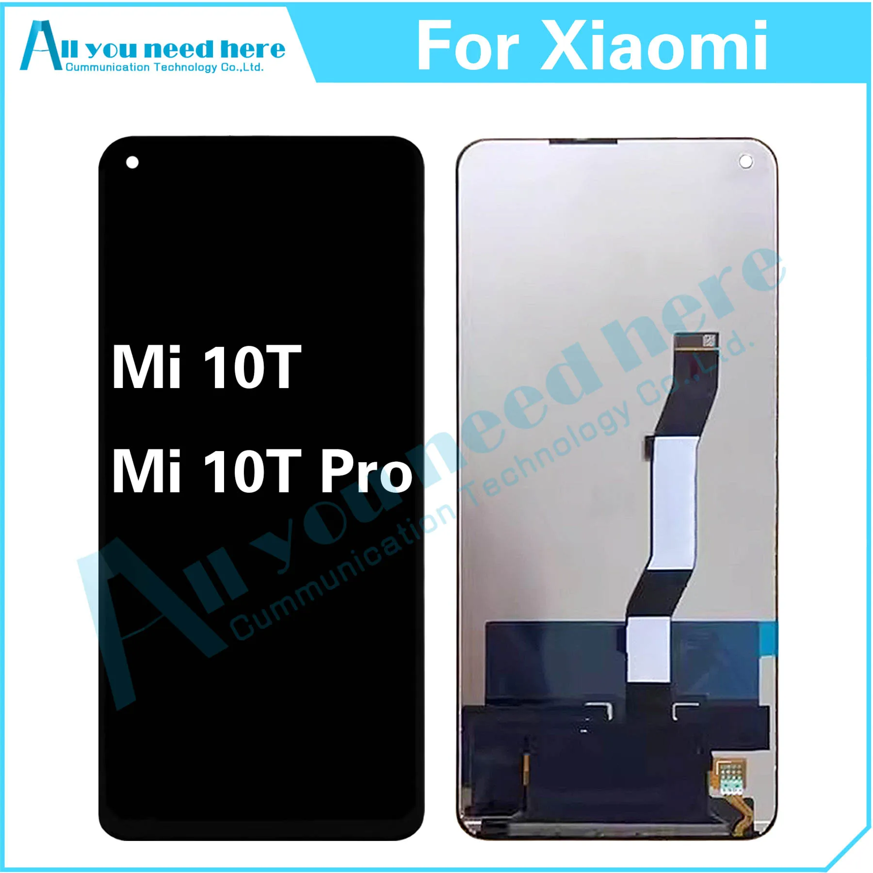 

100% Test For Xiaomi Mi 10T Pro LCD Display Touch Screen Digitizer Assembly For Mi10T Repair Parts Replacement