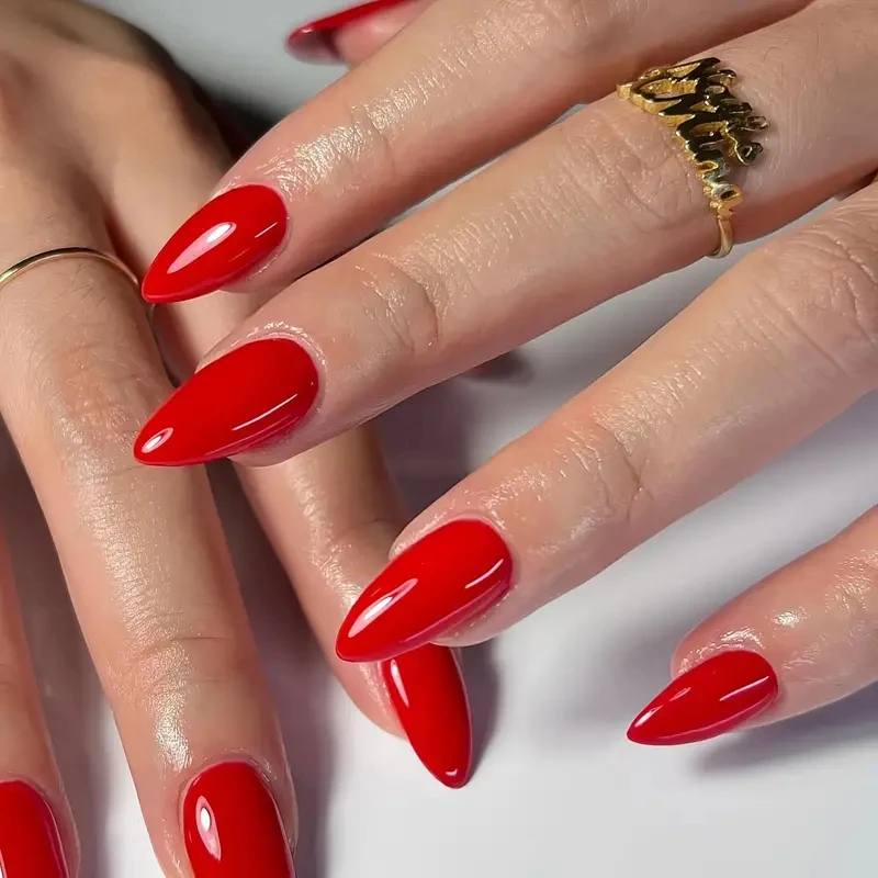 24개 소프트 젤 네일 팁, 반 무광 클리어 아크릴 네일 팁, 네일 연장용 미리 성형된 가짜 네일 팁, 매니큐어 도구