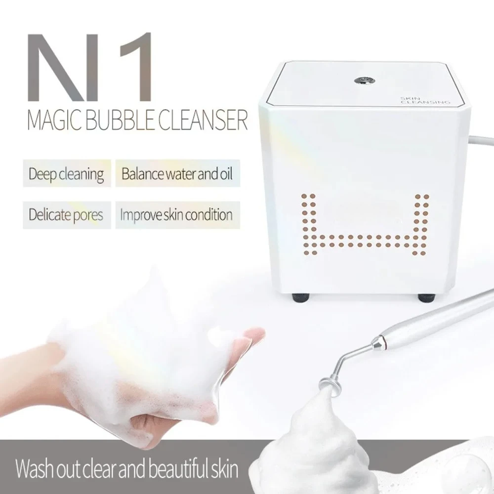 Bubble Skin Beauty Oxygen Facial Cleansing Ultrasonic Skin Scrub Deep Facial Cleansing Super Bubble Hydraulic Machine
