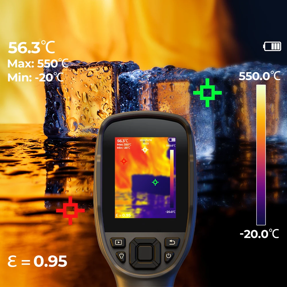 TOPDON TC005 High Resolution Accuracy 256*192 Handheld Infrared Thermal Scanner Imaging Camera Imager