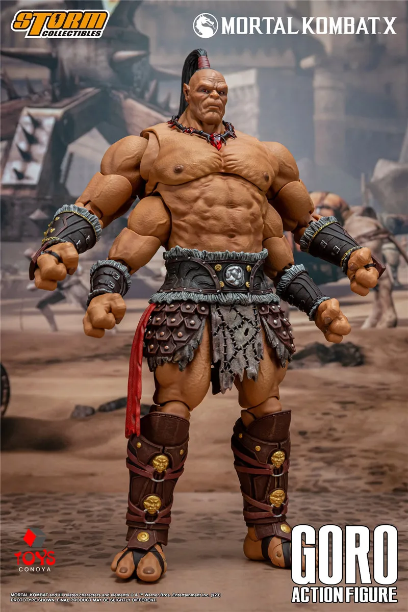 In Stock Storm Toys 1/12 DCMK18 Male Soldier Villain Fighting GORO Boxer MORTAL KOMBAT Model Full Set 6'' Action Figures Body