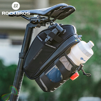 ROCKBROS Bicycle Tail Bag 1.5L Large Capacity Water Bottle Bag Waterproof MTB Road Saddle Rear Seatpost Bag Bike Cycling Bag