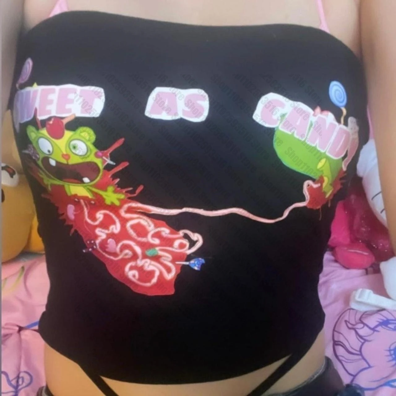 Y2k vestiti Emo Girl Summer Grunge Corse estetica Gothic Sexy Women canotta senza maniche Vintage Letter Print canotta Crop Top