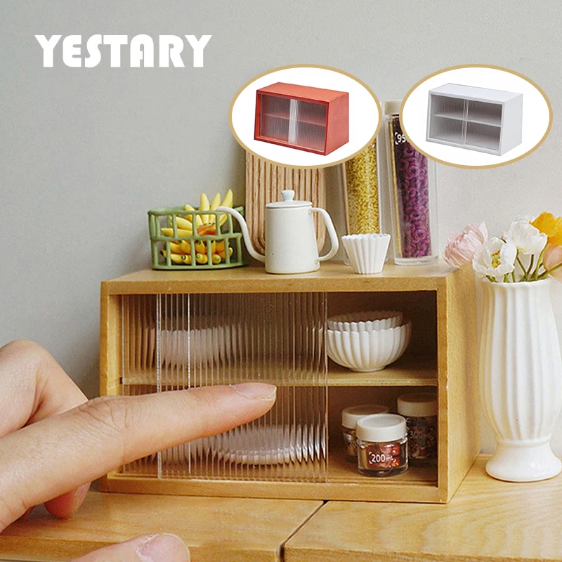 YESTARY Doll Furniture For 1/6 Bjd Doll House Accessories Obitsu 11 Wooden Cupboard DIY Fashion Miniature Size Toys Dollhouse