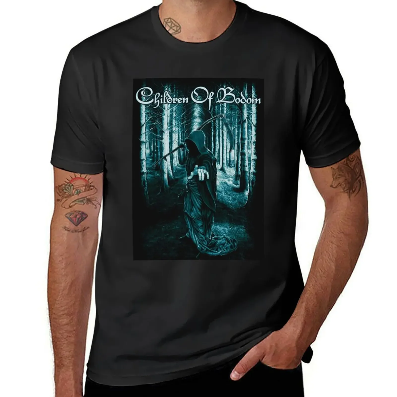 

Children Of Bodom Art T-Shirt for a boy oversizeds customizeds anime clothes t shirts for men