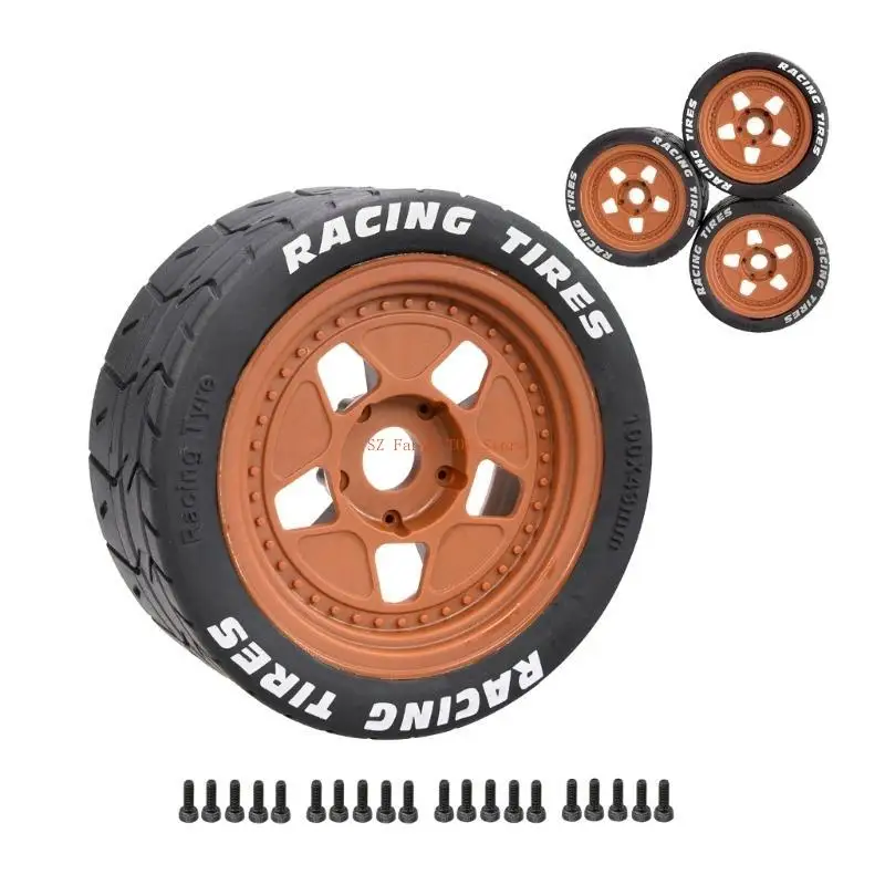 

96GC 4pcs Remote Control Mud Tires Super Grip Tyre Height 100mm Modification Supplies