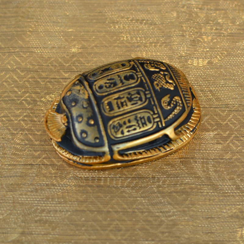Antikes Ägypten Skarabäus-Ornament Harz-Handwerksgeschenk Desktop-Büro-Dekoration Kreatives Pharao-Pyramiden-Souvenir – Detail 5