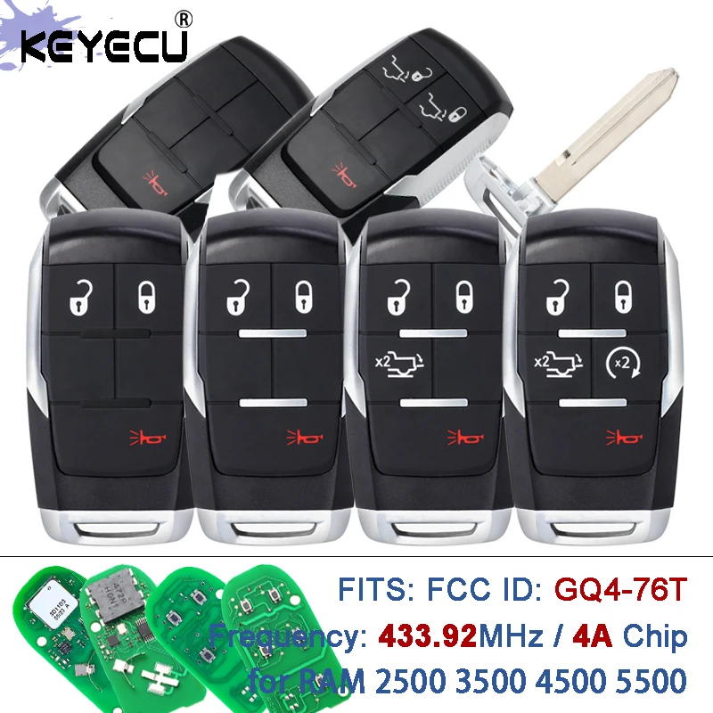 Keyecu 433.92Mhz 4A…