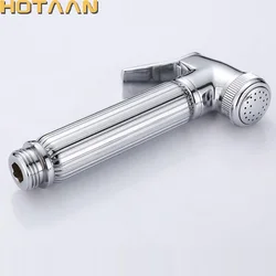 Chrome Plated Bidet Faucet bathroom bidet toilet faucet mixer hygienic shower clean muslim shower portable bidet gun sprayer
